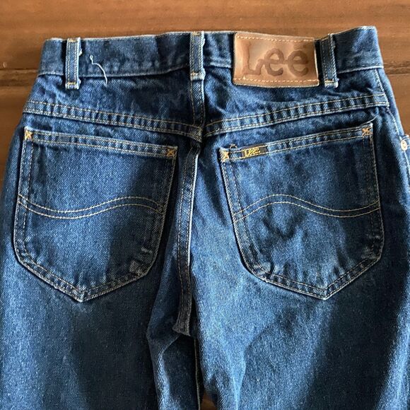 Vintage Lee Dark Wash Jeans Boys' 27x28 - Picture 7 of 10